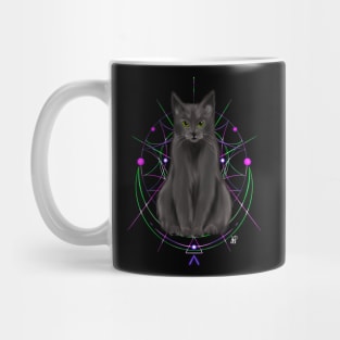 Psychedelic Cat Mug